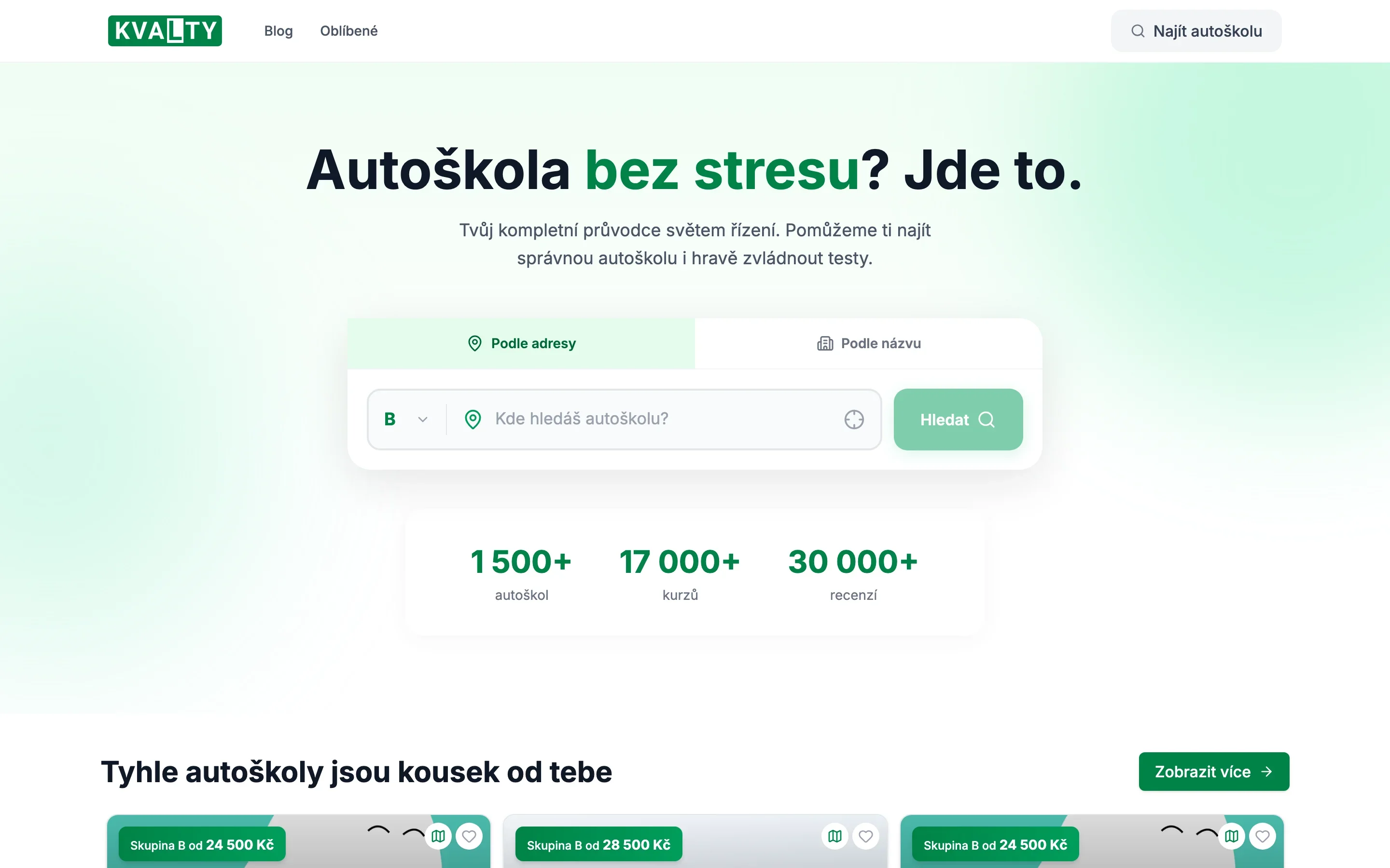 Kvalty.cz screenshot